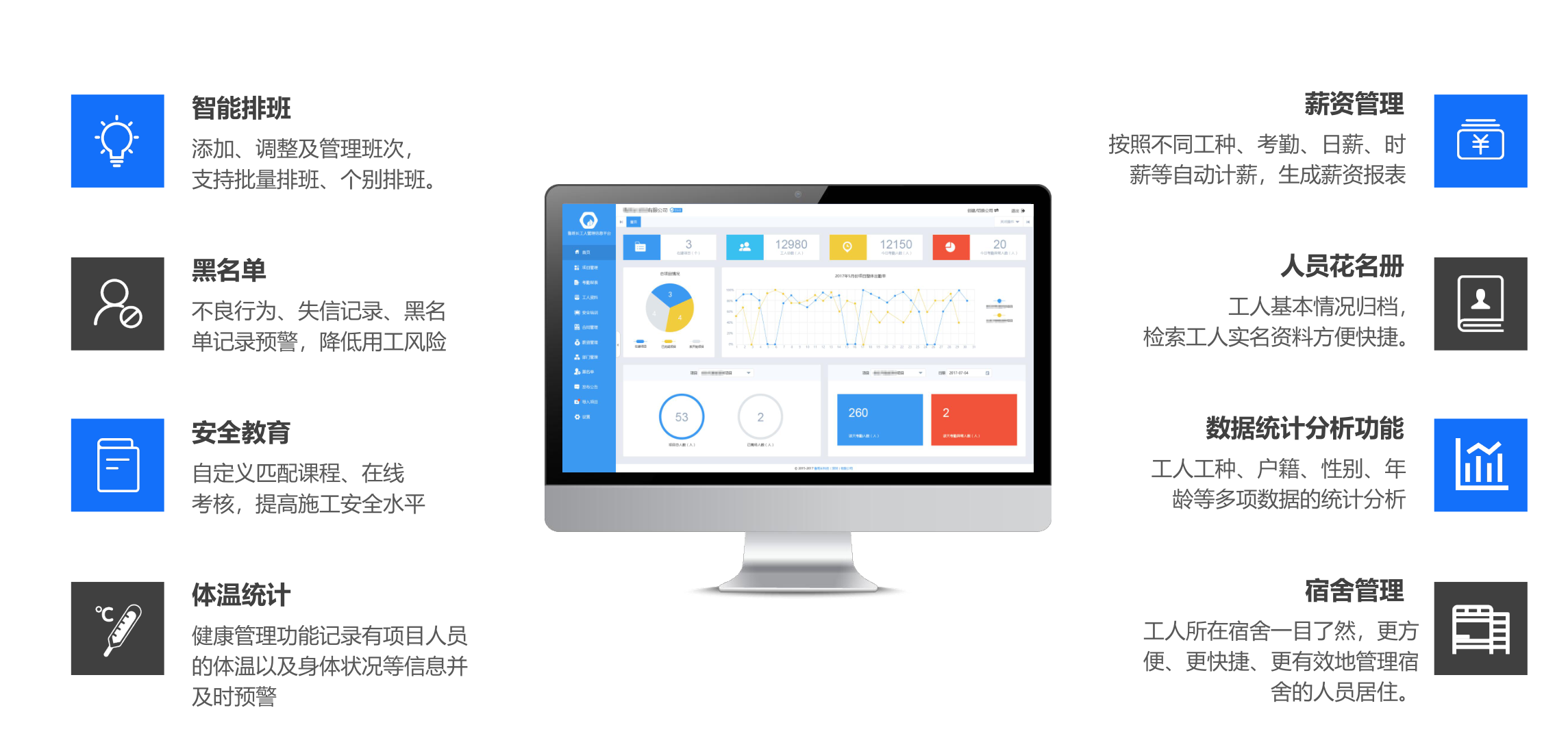 工地人員實(shí)名制出入門禁系統(tǒng)