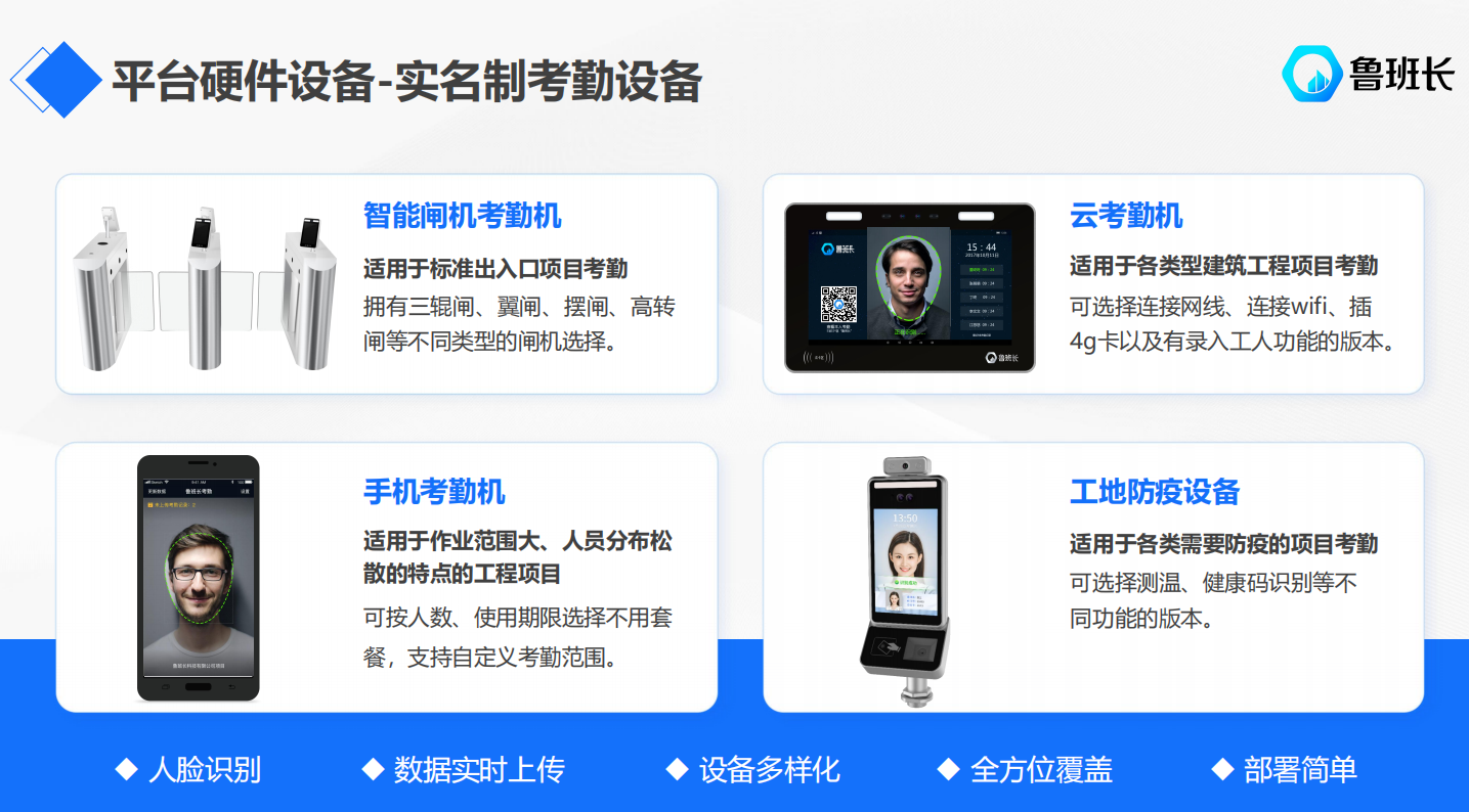 魯班長(zhǎng)工地實(shí)名制打卡設(shè)備